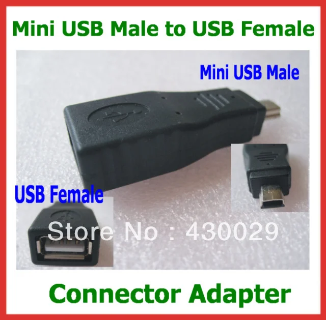 100pcs Mini USB Male to USB Female Connector Adapter Mini USB to USB 2.0 Extension Adapter Converter Free Shipping Wholesale
100pcs Mini USB Male to USB Female Connector Adapter Mini USB to USB 2.0 Extension Adapter Converter Free Shipping Wholesale