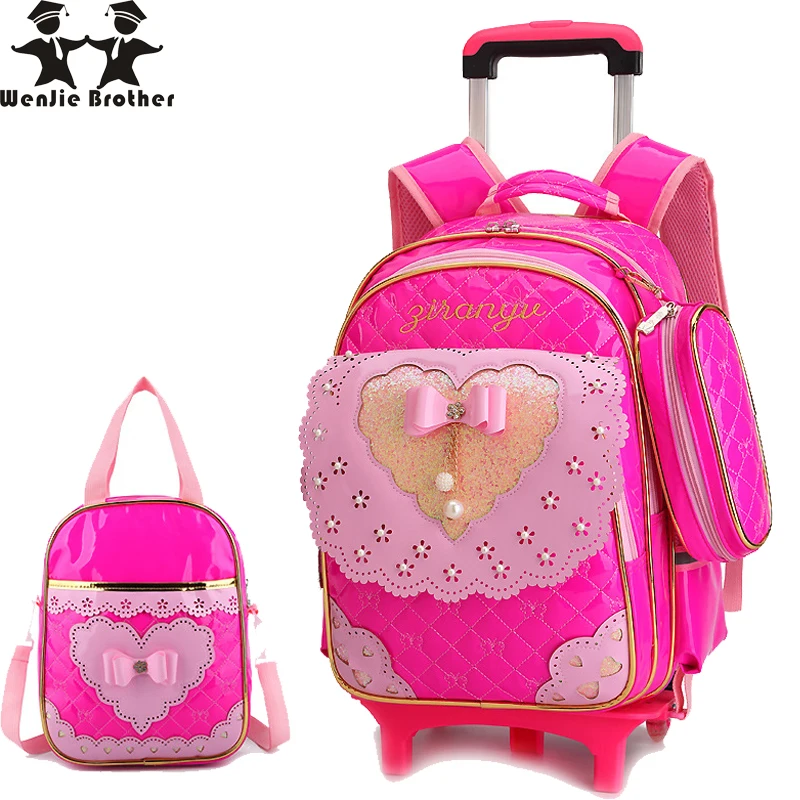 wenjie brother school backpacks 6 wheels children school bags for girls handbag waterproof cute kids travel trolley bookbag
wenjie brother school backpacks 6 wheels children school bags for girls handbag waterproof cute kids travel trolley bookbag