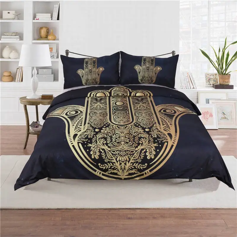 Golden Buddha Hand Bedding Set Soft Comfortable Duvet Cover Pillowcase Queen Size Home Textile
Golden Buddha Hand Bedding Set Soft Comfortable Duvet Cover Pillowcase Queen Size Home Textile