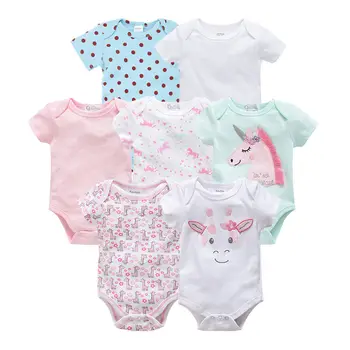 2019 7PCS/lot baby girl boys footies jumpsuit roupas de bebe recien nacido baby girl ropa 3 6 9 12 months newborn baby clothes
2019 7PCS/lot baby girl boys footies jumpsuit roupas de bebe recien nacido baby girl ropa 3 6 9 12 months newborn baby clothes