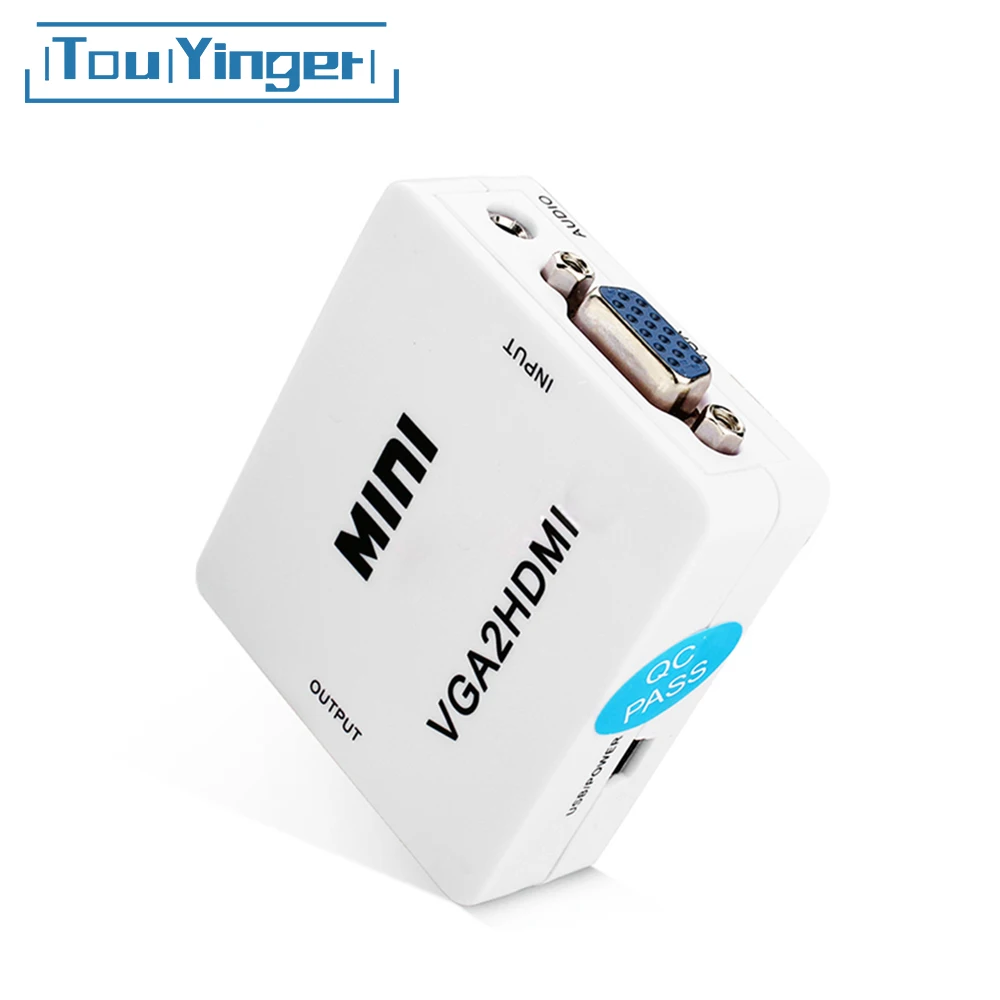 Mini VGA to HDMI Converter Video Audio VGA2HDMI HDMI2VGA AV2HDMI HDMI2AV 1080P Adapter Connector for PC Laptop to HDTV
Mini VGA to HDMI Converter Video Audio VGA2HDMI HDMI2VGA AV2HDMI HDMI2AV 1080P Adapter Connector for PC Laptop to HDTV