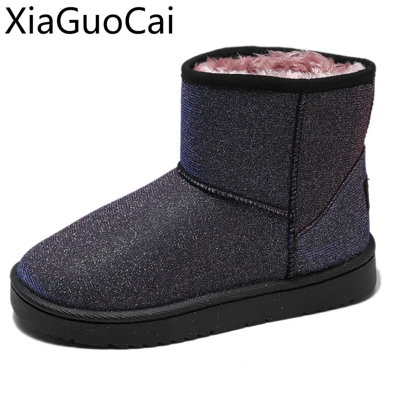 High Quality Winter Women's Snow Boots Sequins Plus Velvet Sequin Waterproof Flat Boots Female Winter Boots
High Quality Winter Women's Snow Boots Sequins Plus Velvet Sequin Waterproof Flat Boots Female Winter Boots