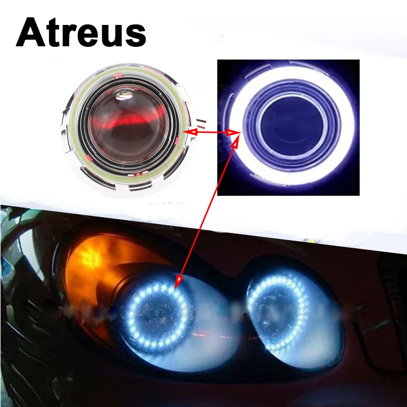 Atreus 2PCS For VW polo passat b5 b6 Mazda 3 6 cx-5 Toyota corolla Ford Focus 2 3 1 Fiesta Car LED Angel Eyes COB DRL Lights
Atreus 2PCS For VW polo passat b5 b6 Mazda 3 6 cx-5 Toyota corolla Ford Focus 2 3 1 Fiesta Car LED Angel Eyes COB DRL Lights