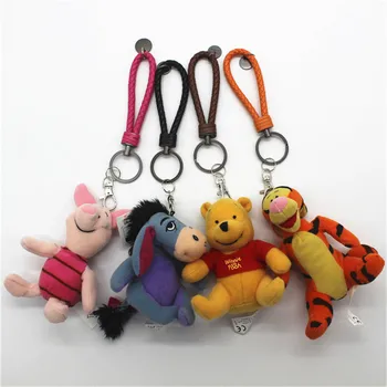 1piece 10cm cute bear Tigger Tiger Piglet Pig Eeyore Donkey cute Keychain plush toysbag pendant toys
1piece 10cm cute bear Tigger Tiger Piglet Pig Eeyore Donkey cute Keychain plush toysbag pendant toys