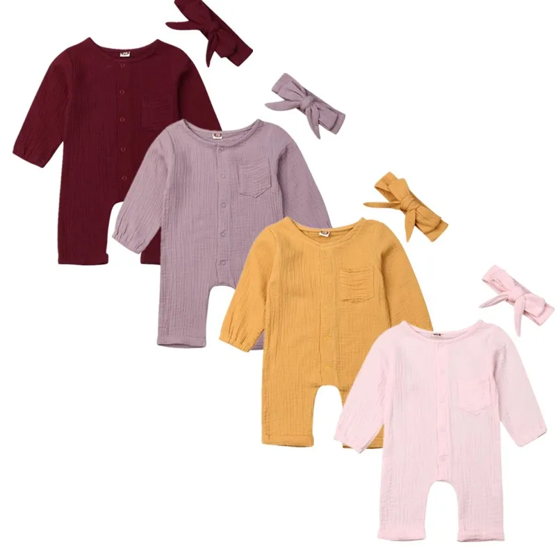 New 2Pcs Toddler Baby Girls Long Sleeve Romper Jumpsuit Autumn Clothes Tops Sets 3-24M
New 2Pcs Toddler Baby Girls Long Sleeve Romper Jumpsuit Autumn Clothes Tops Sets 3-24M