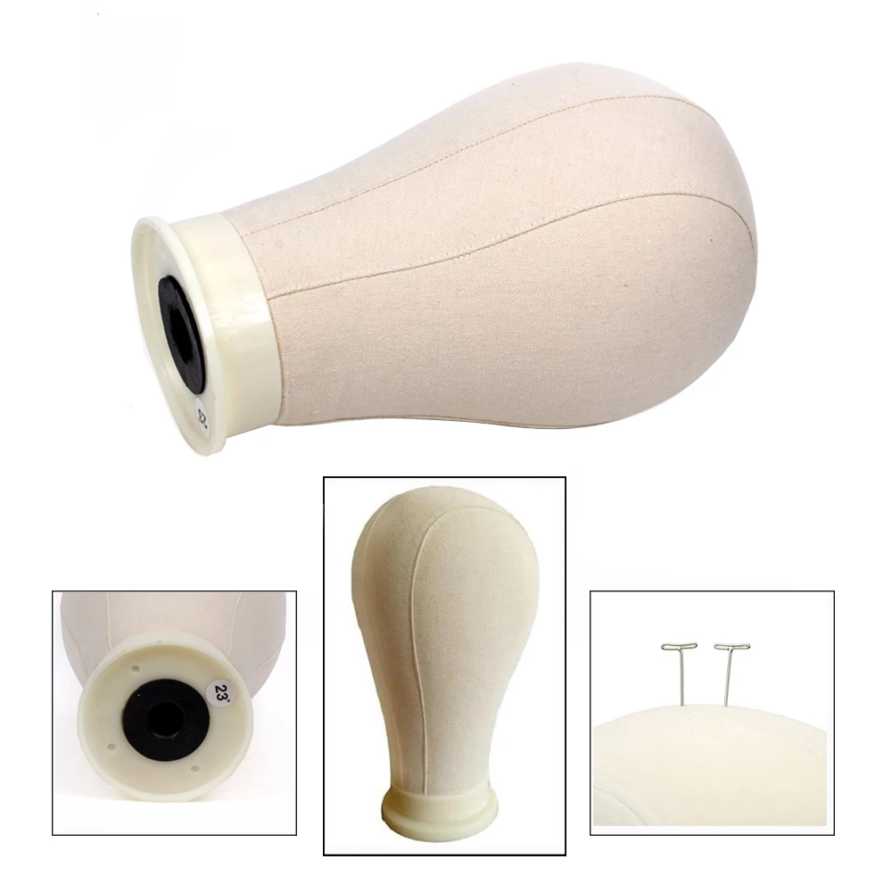 21"/22"/23"/24"/25" Canvas Block Head For Wig Making Wig Display Style Styling Mannequin Manikin Head Free T-pins And Clamp
21"/22"/23"/24"/25" Canvas Block Head For Wig Making Wig Display Style Styling Mannequin Manikin Head Free T-pins And Clamp