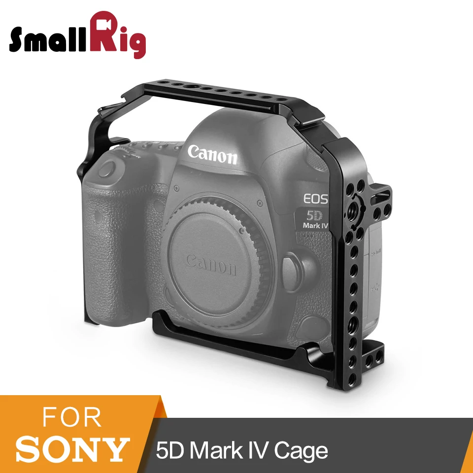SmallRig For Canon 5D Mark IV Cage With Built-in Arca QR Plate +Side NATO Rail +Arri locating Hole +Cold Shoe- 1900
SmallRig For Canon 5D Mark IV Cage With Built-in Arca QR Plate +Side NATO Rail +Arri locating Hole +Cold Shoe- 1900