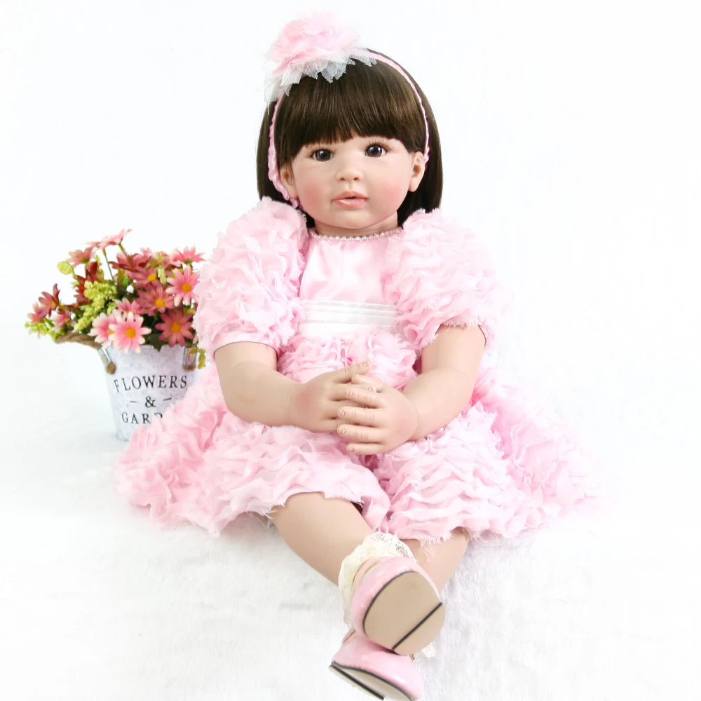 60cm Silicone Reborn baby Princess Dolls Toddler Vinyl Simulated Bebes reborn doll Christmas Gifts Cotton Body boneca Brinquedos
60cm Silicone Reborn baby Princess Dolls Toddler Vinyl Simulated Bebes reborn doll Christmas Gifts Cotton Body boneca Brinquedos