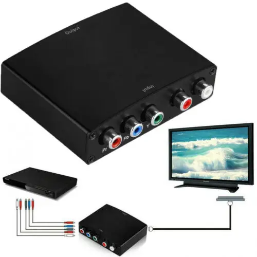 1080P HDMI to RGB Component 5RCA YPbPr Video + R/L Audio Converter Adapter Splitter 3C08
1080P HDMI to RGB Component 5RCA YPbPr Video + R/L Audio Converter Adapter Splitter 3C08