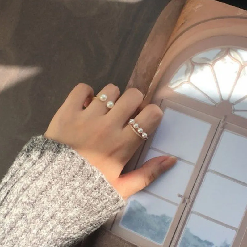 2pcs/set Double Layer Simulated Pearl Cubic Zirconia Rings Sets Rose Gold Color Ring for Women Wedding Bridal Charm Jewelry Gift
2pcs/set Double Layer Simulated Pearl Cubic Zirconia Rings Sets Rose Gold Color Ring for Women Wedding Bridal Charm Jewelry Gift