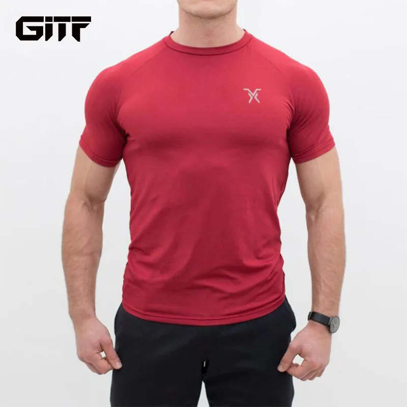 GITF NEW 2019 Men Sport Training Cotton T-shirt Short Sleeve Male Casual Man Gym Running Fitness Slim Tees Tops Clothing
GITF NEW 2019 Men Sport Training Cotton T-shirt Short Sleeve Male Casual Man Gym Running Fitness Slim Tees Tops Clothing