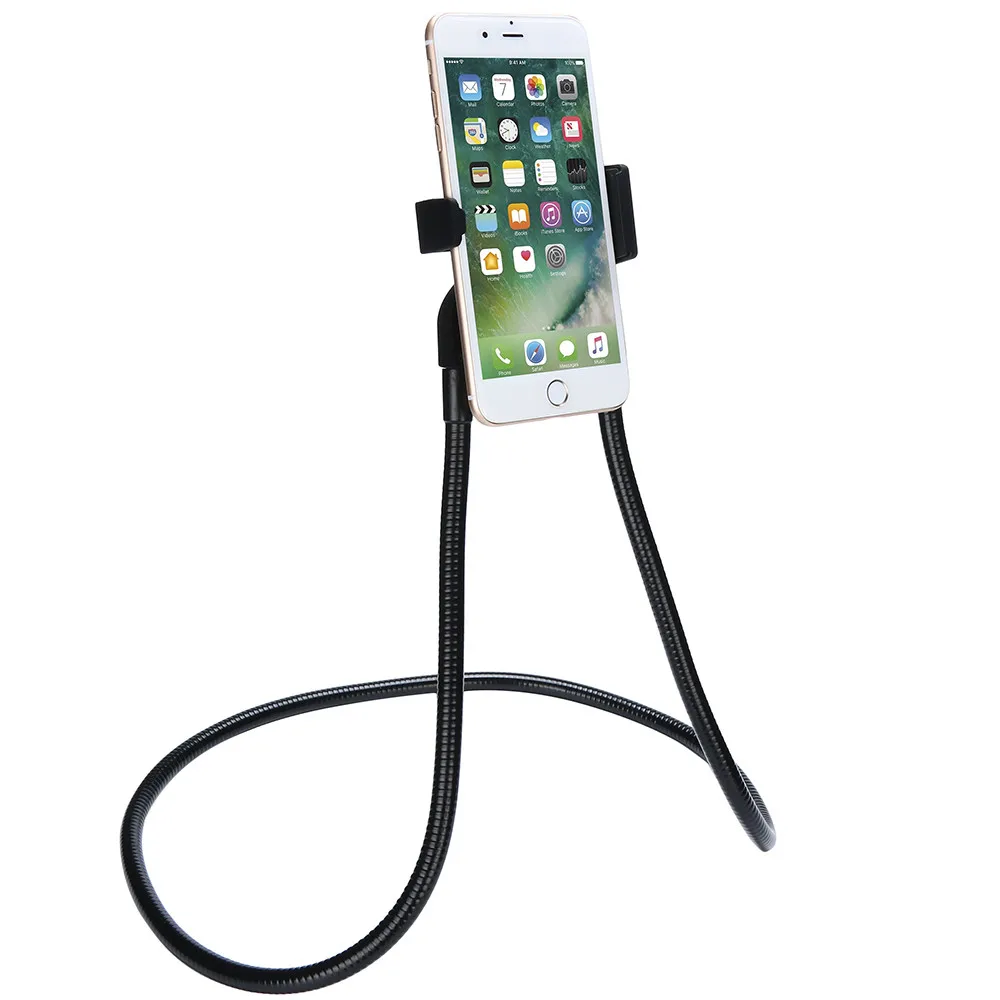 Фото CARPRIE Mobile Phone Holder Stand Universal Lazy Hanging Neck Mount Necklace Support Bracket Black #2 | Мобильные телефоны и