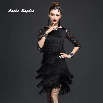 1pcs Women's latin dance dress 2018 Lace Tassels Mosaic dance costume dresses ladies Skinny latin dance ballroom dress girls
1pcs Women's latin dance dress 2018 Lace Tassels Mosaic dance costume dresses ladies Skinny latin dance ballroom dress girls