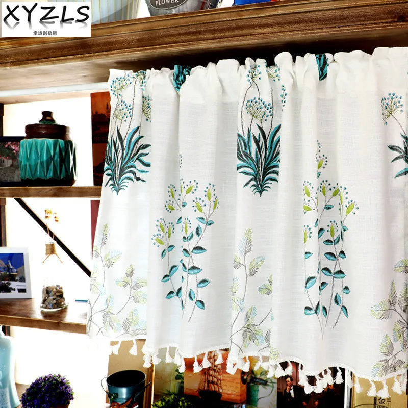 XYZLS New Japanese & Korean Style Grass Kitchen Curtains with Tassels Cafe Half-Curtain Short Panel Drapes Door Curtain Valance
XYZLS New Japanese & Korean Style Grass Kitchen Curtains with Tassels Cafe Half-Curtain Short Panel Drapes Door Curtain Valance