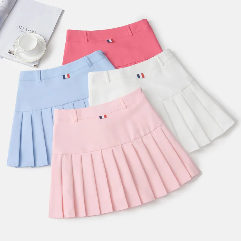 Four Colors XS-XXL High Waist Women Pleated Skirt Solid Color Stitching A-Line Student Skirt Safety Pants Cute Sweet Mini Skirts
Four Colors XS-XXL High Waist Women Pleated Skirt Solid Color Stitching A-Line Student Skirt Safety Pants Cute Sweet Mini Skirts