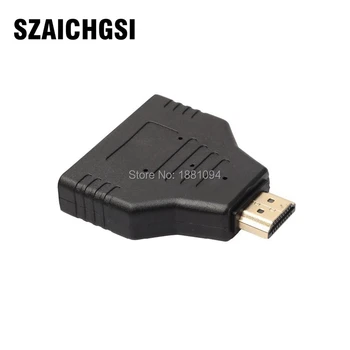 SZAICHGSI HDMI Male To HDMI Female 1 to 2 Way Splitter Adapter Cable for HD TV black color wholesale 500pcs/lot
SZAICHGSI HDMI Male To HDMI Female 1 to 2 Way Splitter Adapter Cable for HD TV black color wholesale 500pcs/lot