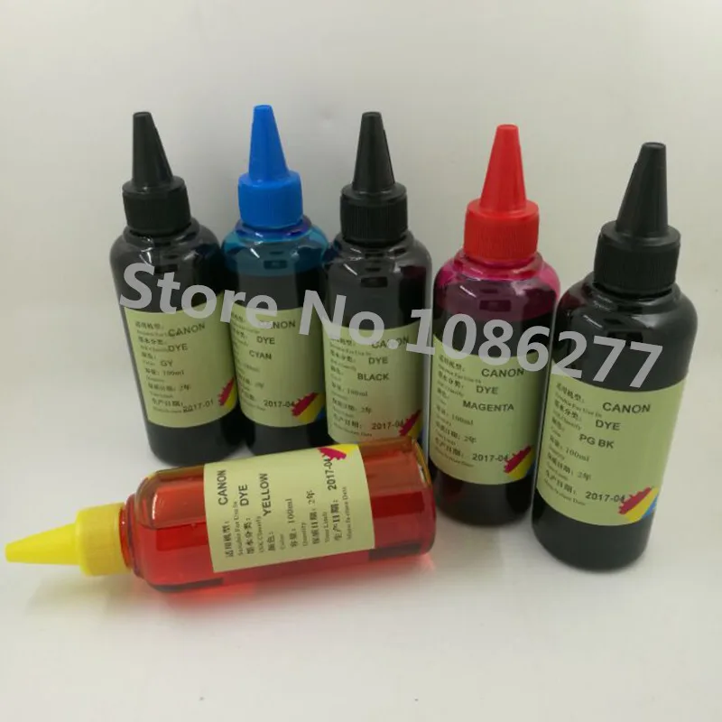 6X100ml Bottle ink for Canon Printer MG7750 MG7751 MG7752 MG7753 Refill Ink Set for Ink cartridge CISS for PGI570/571
6X100ml Bottle ink for Canon Printer MG7750 MG7751 MG7752 MG7753 Refill Ink Set for Ink cartridge CISS for PGI570/571