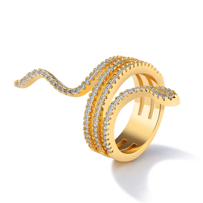 Irregular Gorgeous Snake Rings For Women Gold Rose Color Rhinestone Rings Party Dating Bridesmaid Valentine's Day Jewelry
Irregular Gorgeous Snake Rings For Women Gold Rose Color Rhinestone Rings Party Dating Bridesmaid Valentine's Day Jewelry