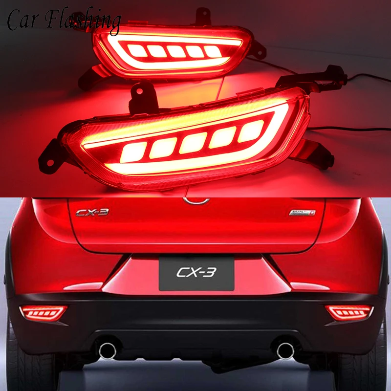 Car Flashing 2 Pcs For Mazda CX-3 CX3 CX 3 2016 2017 Car LED Rear Fog Lamp Bumper Light Brake Light LED tail warning Turn signal
Car Flashing 2 Pcs For Mazda CX-3 CX3 CX 3 2016 2017 Car LED Rear Fog Lamp Bumper Light Brake Light LED tail warning Turn signal