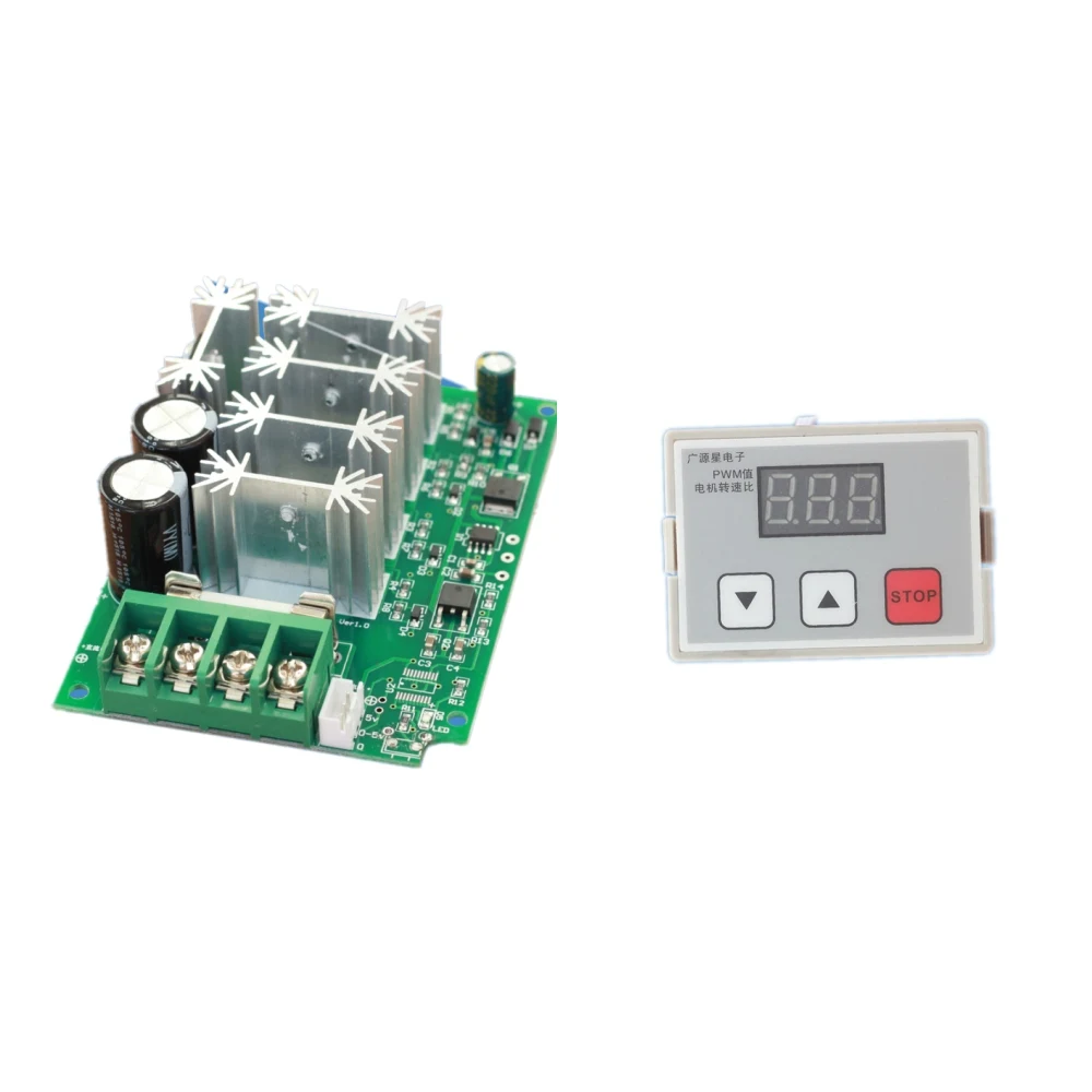 digital display 0~100% adjustable DC 12V 24V 48v 30A 1000W PWM Motor speed controller Regulator Variable Slow start Reversible
digital display 0~100% adjustable DC 12V 24V 48v 30A 1000W PWM Motor speed controller Regulator Variable Slow start Reversible