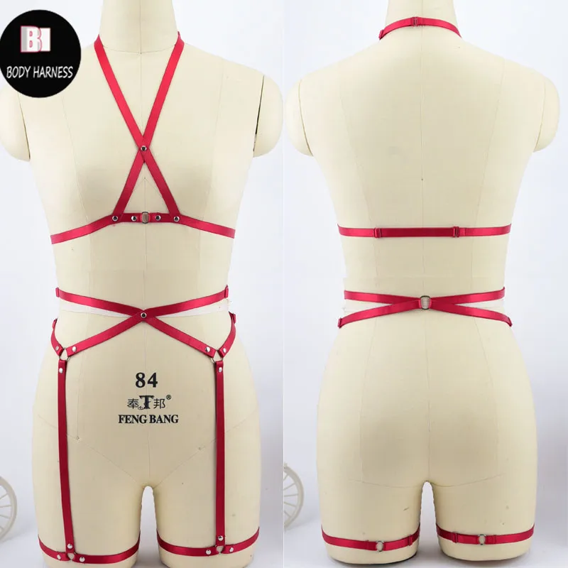 Sexy Body Harness Cage Bra Bondage Fetish Lingerie Adjustable Harajuku Harness Elastic Gothic Top Bra wedding Garter belt
Sexy Body Harness Cage Bra Bondage Fetish Lingerie Adjustable Harajuku Harness Elastic Gothic Top Bra wedding Garter belt