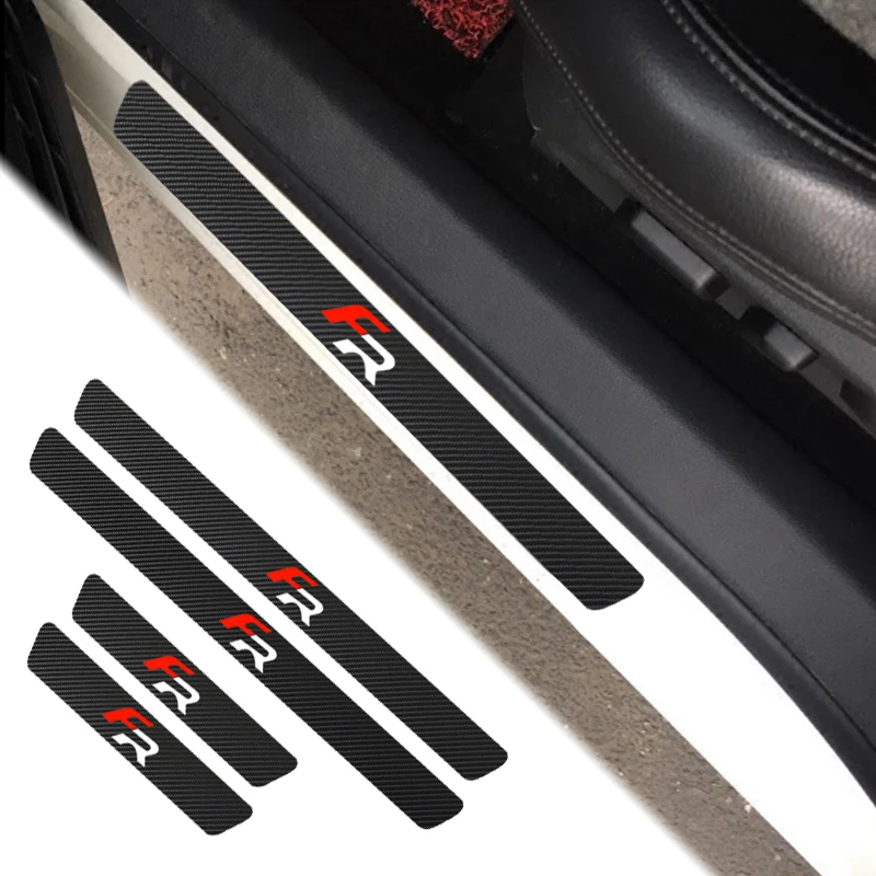 4 Pieces per Set for SEAT FR+ LEON ARONA ATECA IBIZA Carbon Fibre Scuff Plate Door Sill Cover Trim Car Styling Accessories
4 Pieces per Set for SEAT FR+ LEON ARONA ATECA IBIZA Carbon Fibre Scuff Plate Door Sill Cover Trim Car Styling Accessories