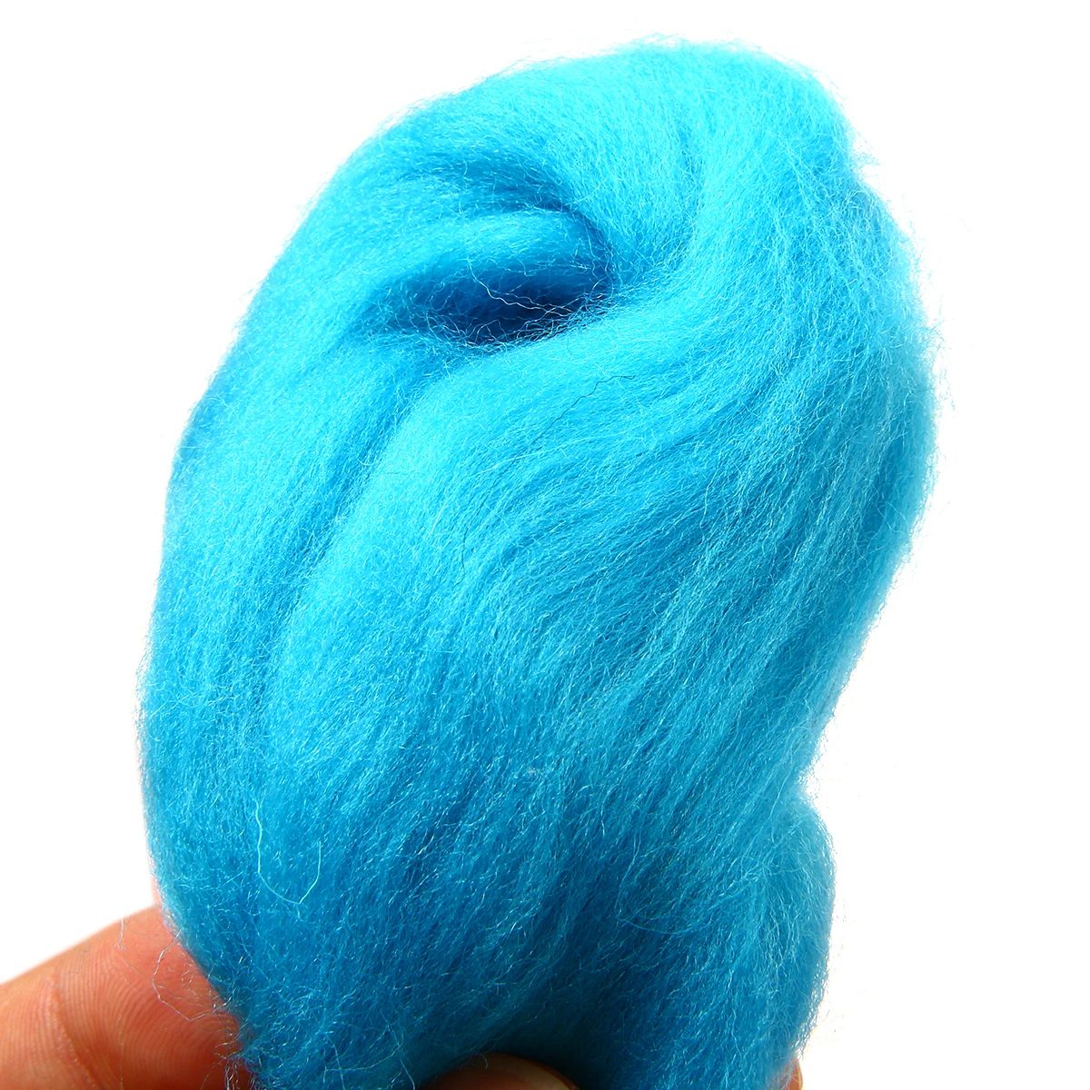 12 Colors For DIY Needle Wool Fibre Roving Felting Hand Spinning DIY Fun Doll Needlework Raw Wool Felt poke 5g/bag