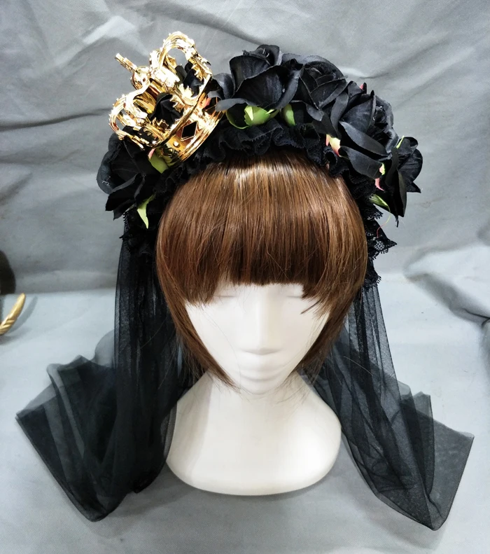 Wicked Queen Headband with Veil Halloween Witch Gothic Crown Headpiece Fancy Dress
Wicked Queen Headband with Veil Halloween Witch Gothic Crown Headpiece Fancy Dress