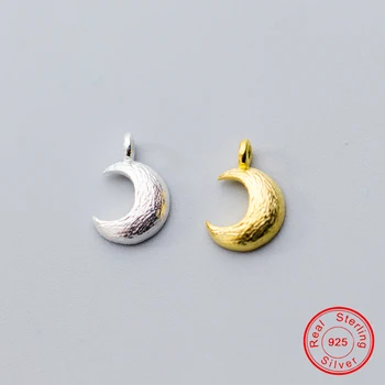 UQBing 10.5*7*2mm Beautiful Silver Gold Moon Charms Dangle for Women 925 Sterling Silver Jewelry Making Findings Accessories
UQBing 10.5*7*2mm Beautiful Silver Gold Moon Charms Dangle for Women 925 Sterling Silver Jewelry Making Findings Accessories