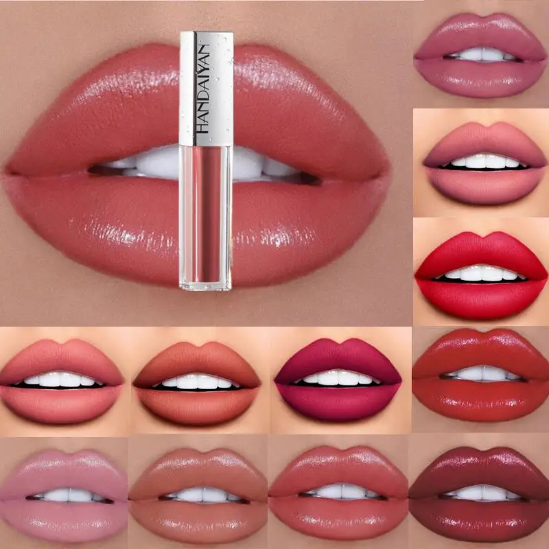 HANDAIYAN 12 Colors Moisturizer Lip Gloss Velvet Matte Lasting Moisturizing Lipstick Lip Glaze Waterproof Volume Lip Tint
HANDAIYAN 12 Colors Moisturizer Lip Gloss Velvet Matte Lasting Moisturizing Lipstick Lip Glaze Waterproof Volume Lip Tint
