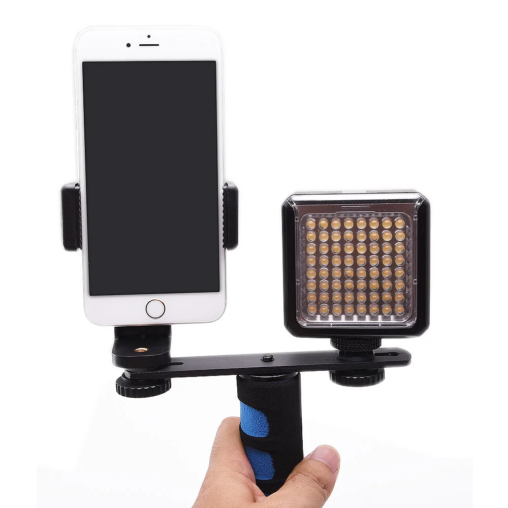 SETTO Smartphone Tripod Mount Adapter with Led Light and microphone Universal Phone Holder Mount Tripod Clip for iPhone Xiaomi
SETTO Smartphone Tripod Mount Adapter with Led Light and microphone Universal Phone Holder Mount Tripod Clip for iPhone Xiaomi