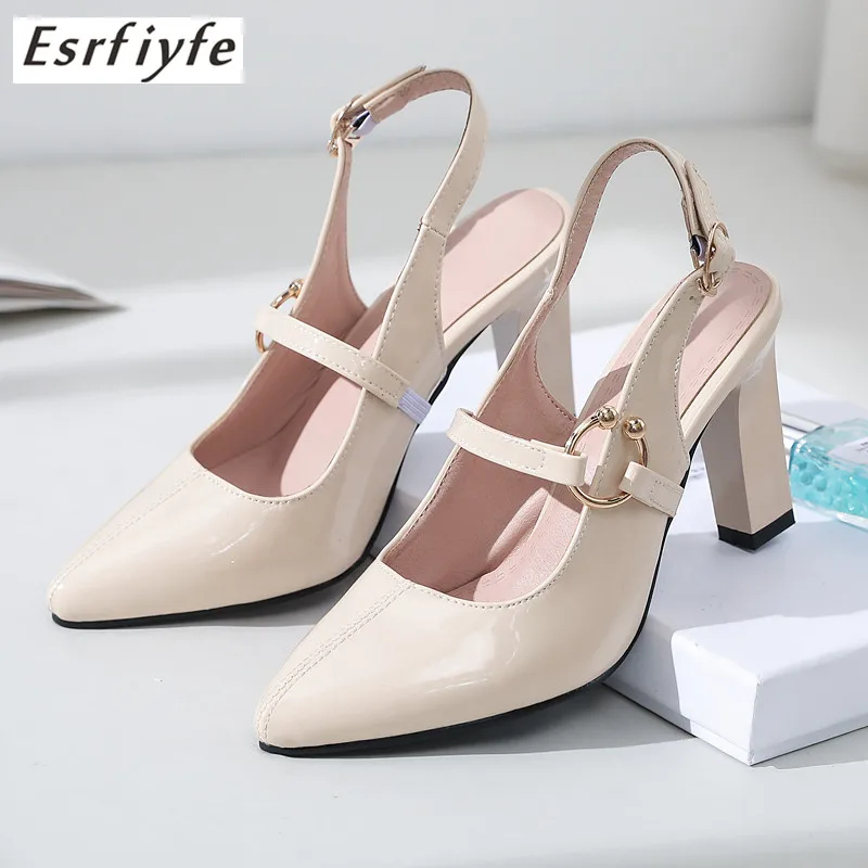 ESRFIYFE 2019 New Women Pointed Toe Square Heel High Heel Fashion Sandals Ladies Buckle Back Strap Band Gladiator Sandlas Shoes
ESRFIYFE 2019 New Women Pointed Toe Square Heel High Heel Fashion Sandals Ladies Buckle Back Strap Band Gladiator Sandlas Shoes