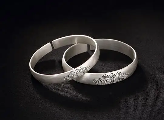 JOOCHEER Sterling S999 999 silver Bangle carving lotus trendy vintage bracelet
JOOCHEER Sterling S999 999 silver Bangle carving lotus trendy vintage bracelet