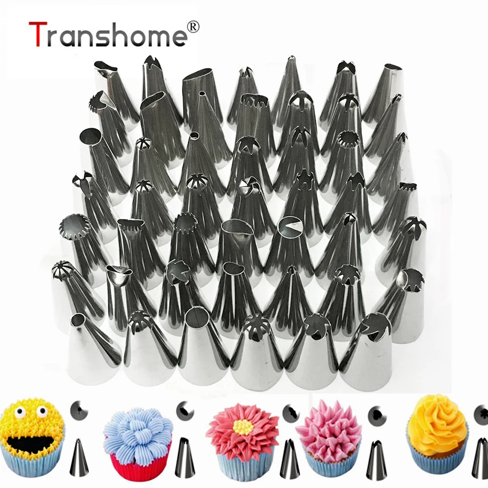 Transhome Icing Piping Nozzles 48 Pcs/Set Confectionery Tools Russian Piping Tips Cake Pastry Nozzles Cake Decorating Tools
Transhome Icing Piping Nozzles 48 Pcs/Set Confectionery Tools Russian Piping Tips Cake Pastry Nozzles Cake Decorating Tools