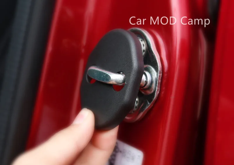 para A1//A3 8V//A4 B8 B9//A5 8T F5//A6 C7 C8//A7 C7 Cubierta Protectora de Acero Inoxidable para Cerradura de Puerta 4 Piezas High Flying