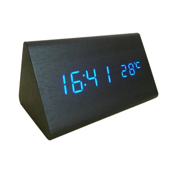 Trigon sound control Alarm LED Clocks Thermometer Wooden clocks,LED display Clock Calendar with seconds digital clocks AKUKMQB
Trigon sound control Alarm LED Clocks Thermometer Wooden clocks,LED display Clock Calendar with seconds digital clocks AKUKMQB
