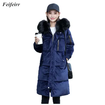 Winter 2018 Cotton Jacket Women 2018 Korean version slim High Quality Warm thick gold velvet Down cotton coat jacket parkas
Winter 2018 Cotton Jacket Women 2018 Korean version slim High Quality Warm thick gold velvet Down cotton coat jacket parkas