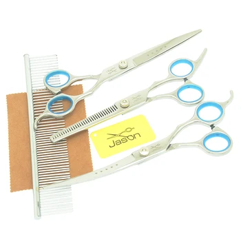 7.0" Pet Scissors Dog Grooming Clipper Set Straight & Curved & Thinning Shears Sharp Edge Animals Hair Cutting Tools Kit LZS0766
7.0" Pet Scissors Dog Grooming Clipper Set Straight & Curved & Thinning Shears Sharp Edge Animals Hair Cutting Tools Kit LZS0766