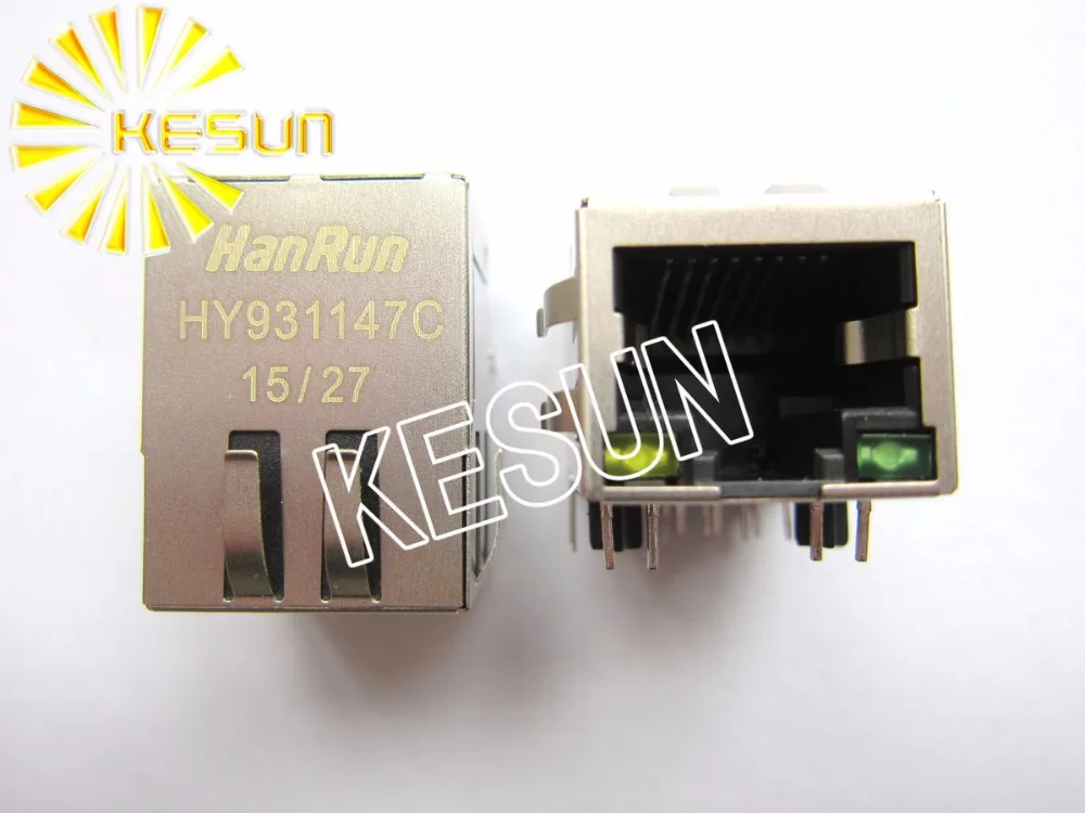 120PCS x HY931147C RJ45 Shield type With 1000M Transformer PCB Right Angle Modular Female Network Socket LAN Connector
120PCS x HY931147C RJ45 Shield type With 1000M Transformer PCB Right Angle Modular Female Network Socket LAN Connector