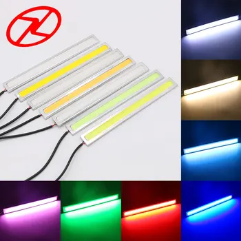 Car styling 4pcs Ultra Bright 12V 12W Daytime Running Lights silver shell 14cm Length Daylight COB Car LED lamp Waterproof DRL
Car styling 4pcs Ultra Bright 12V 12W Daytime Running Lights silver shell 14cm Length Daylight COB Car LED lamp Waterproof DRL