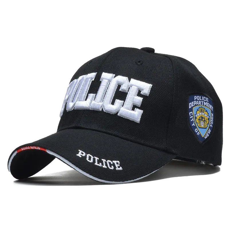 Branded Baseball Caps Mens Snapback Cotton Trucker Cap 3D Embroidery Police Letter Women Hats Adjustable Size
Branded Baseball Caps Mens Snapback Cotton Trucker Cap 3D Embroidery Police Letter Women Hats Adjustable Size
