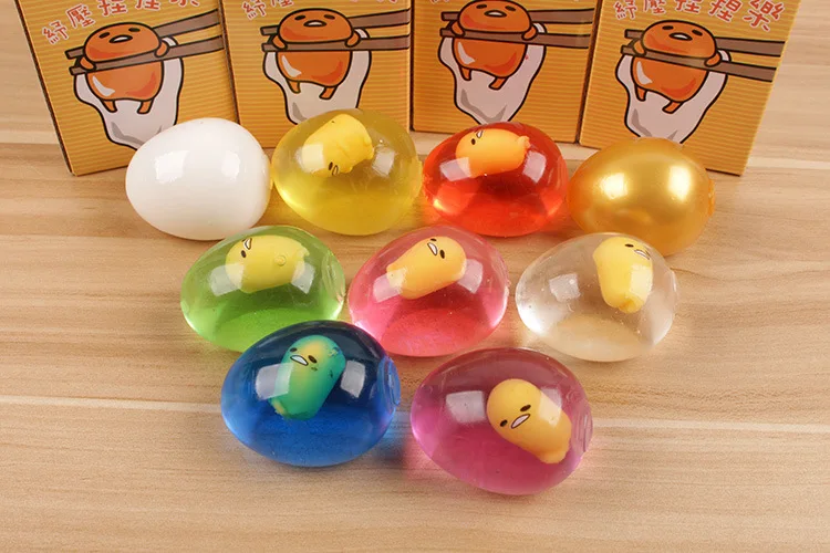 1pcs/set 9 styles Cute New Gudetama Water Egg Shaped Squishies White Clear Squeeze Mascot Cute Child Toys Best gift
1pcs/set 9 styles Cute New Gudetama Water Egg Shaped Squishies White Clear Squeeze Mascot Cute Child Toys Best gift