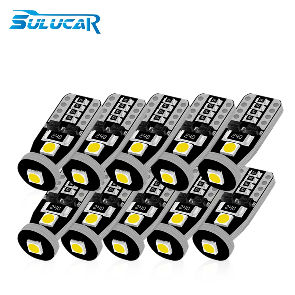 SULUCAR 10Pcs Car T10 Led Cold White Light 194 W5W LED 168 SMD Auto Turn Side License Plate Lights Super Bright Lamp Bulb DC 12V
SULUCAR 10Pcs Car T10 Led Cold White Light 194 W5W LED 168 SMD Auto Turn Side License Plate Lights Super Bright Lamp Bulb DC 12V