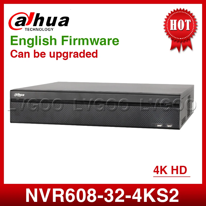 EXPRESS Shipping Dahua NVR608-32-4KS2 32 Channel Ultra 4K H.265 Network Video Recorder up to 12MP with 8 SATA interface
EXPRESS Shipping Dahua NVR608-32-4KS2 32 Channel Ultra 4K H.265 Network Video Recorder up to 12MP with 8 SATA interface