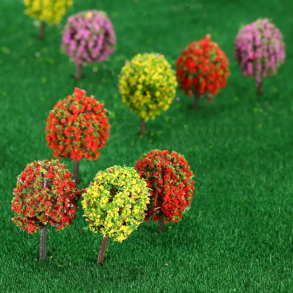 30 Pcs/Lot Model Tree Mixed Ball-shaped Flower Trees Model Train Layout Garden Scenery landscape Trees Diorama Miniature toys
30 Pcs/Lot Model Tree Mixed Ball-shaped Flower Trees Model Train Layout Garden Scenery landscape Trees Diorama Miniature toys