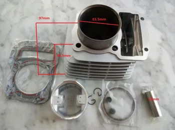 CG150 ZJ150 Upgrade Modified To CG200 200CC 63.5MM 64MM Motorcycle Cylinder Kits With Piston And 15MM Pin
CG150 ZJ150 Upgrade Modified To CG200 200CC 63.5MM 64MM Motorcycle Cylinder Kits With Piston And 15MM Pin