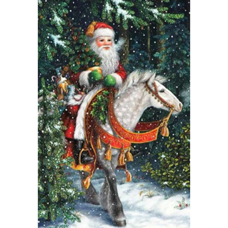 Diamond Embroidery Santa Riding Horse DIY Diamond Paintings Cross Stitch Painting Rhinestones Pattern Full Drill Diamonds Mosaic
Diamond Embroidery Santa Riding Horse DIY Diamond Paintings Cross Stitch Painting Rhinestones Pattern Full Drill Diamonds Mosaic