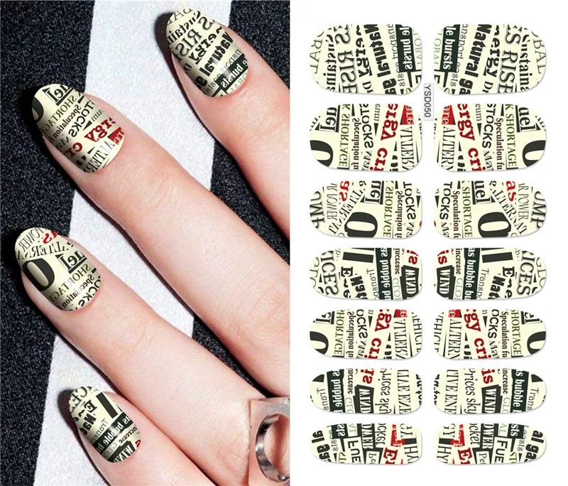 Nail sticker art decoration newspaper letters slider adhesive Water Transfer decals manicure lacquer art accessoires polish foil
Nail sticker art decoration newspaper letters slider adhesive Water Transfer decals manicure lacquer art accessoires polish foil