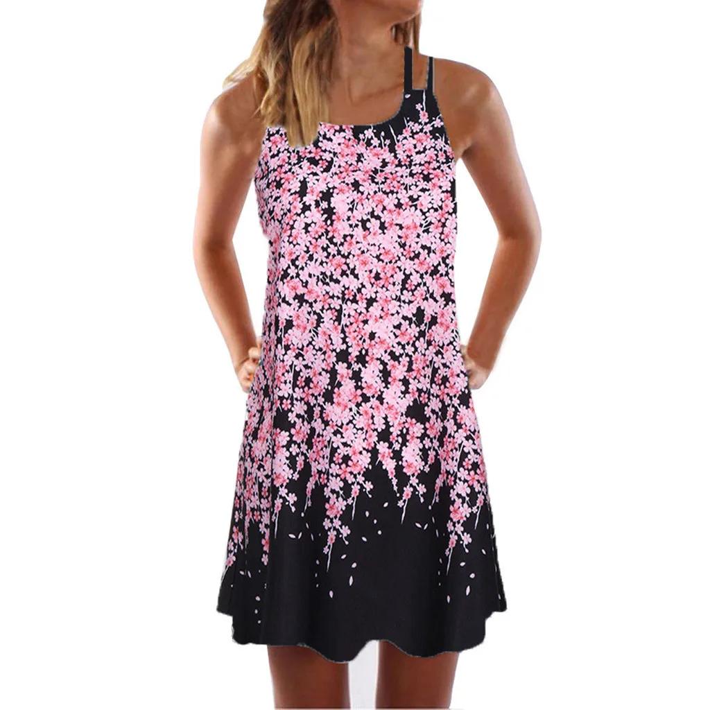 Vintage Boho Women Summer Dress Sleeveless Beach Flower Printed Short Mini dresses woman party night beach dresses vestidos NEW
Vintage Boho Women Summer Dress Sleeveless Beach Flower Printed Short Mini dresses woman party night beach dresses vestidos NEW