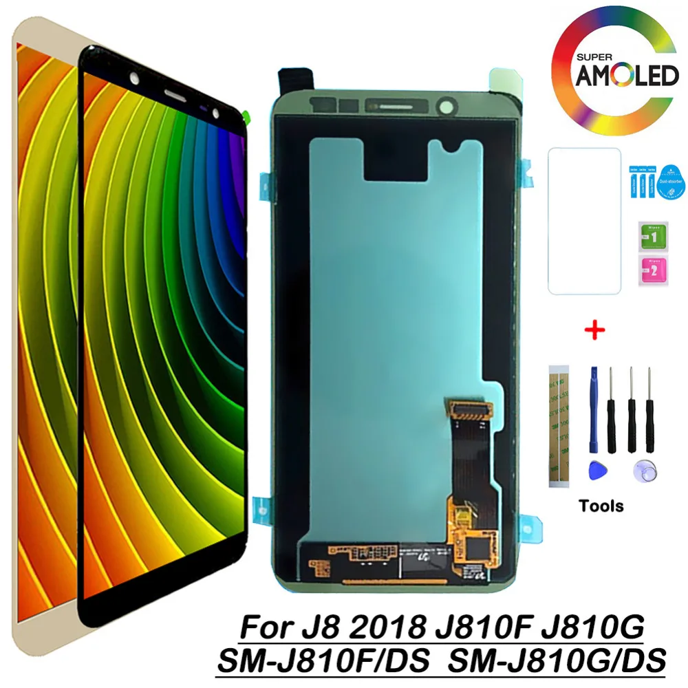 Super AMOLED LCD For Samsung Galaxy J8 2018 J810 J810F J810G Screen LCD Display 6.0'' Sent tools Screen Protector
Super AMOLED LCD For Samsung Galaxy J8 2018 J810 J810F J810G Screen LCD Display 6.0'' Sent tools Screen Protector